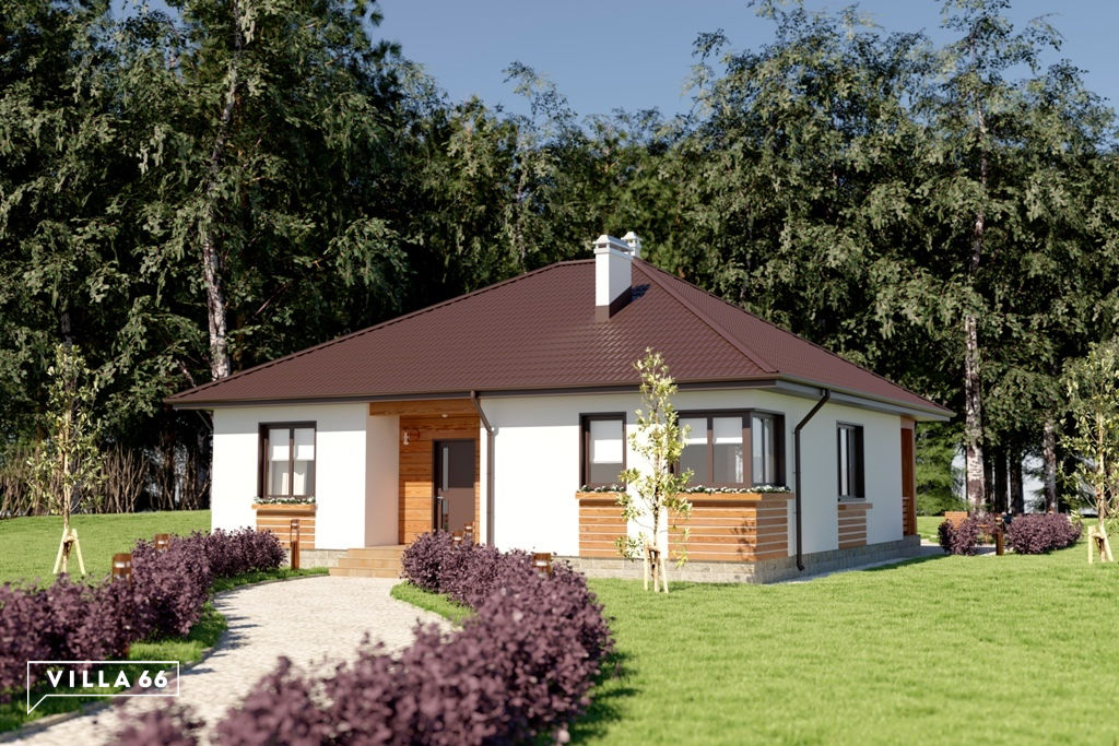 Компания «Villa66» предлагает выбрать фасад будущего дома №1