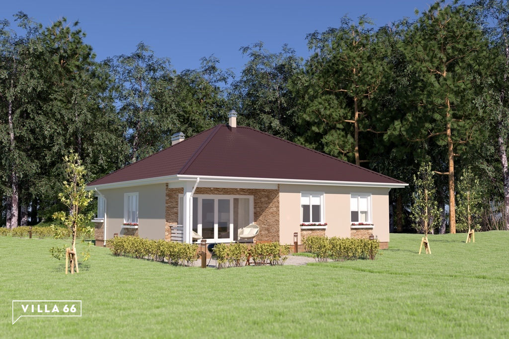 Компания «Villa66» предлагает выбрать фасад будущего дома №4