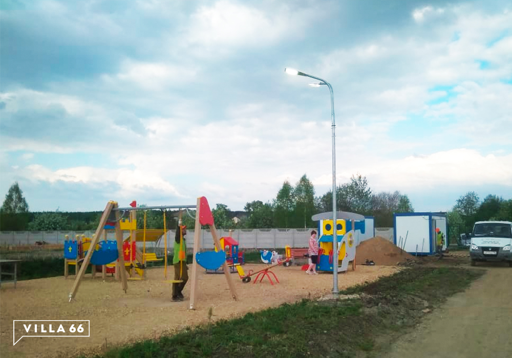 Освещение детской площадки в поселке «Лесной» №1