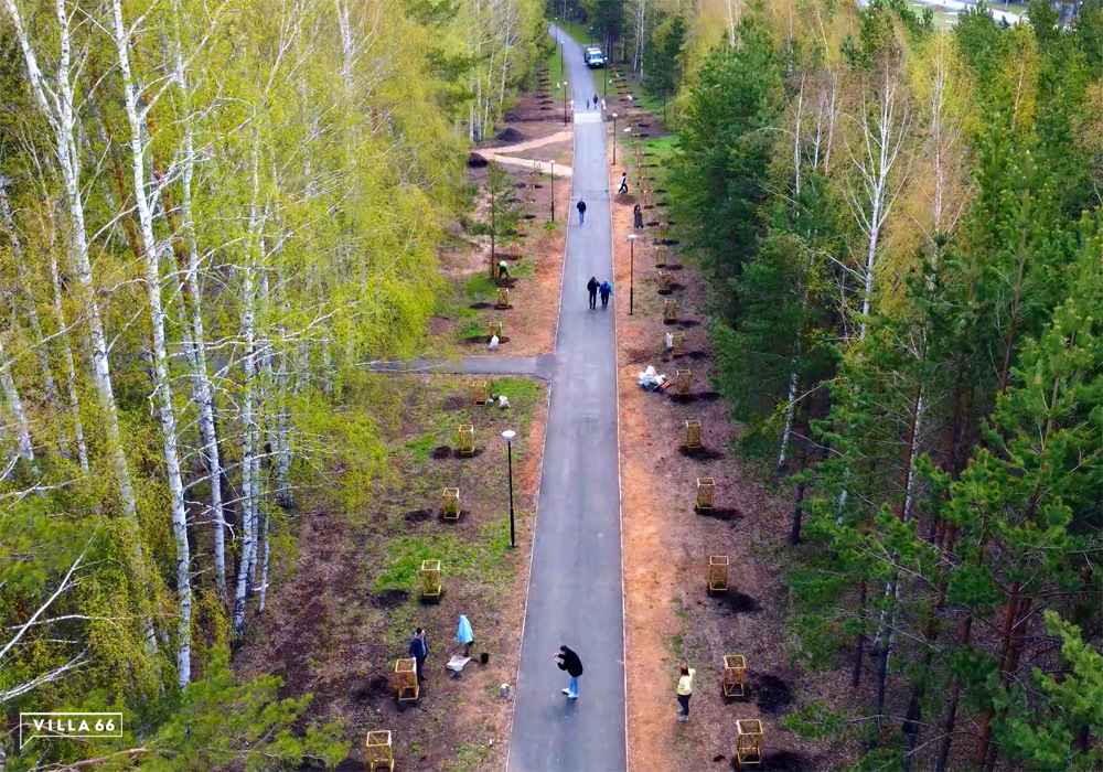 Южный парк в коттеджном посёлке «Заповедник» №3