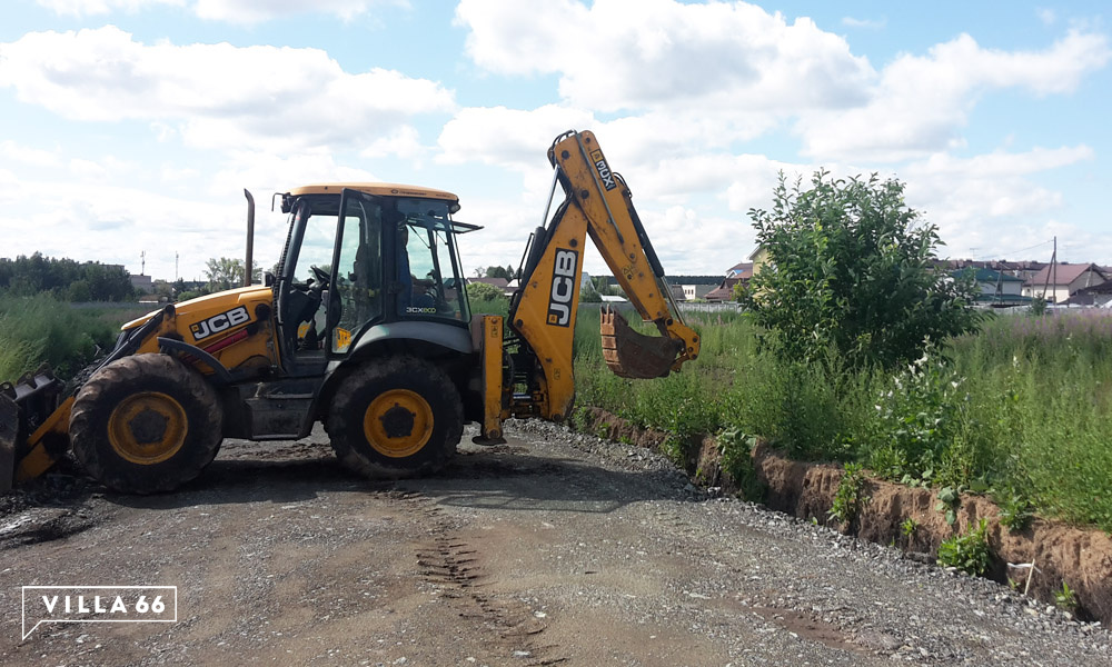 Строительство газопровода в поселке «Лесной» №1