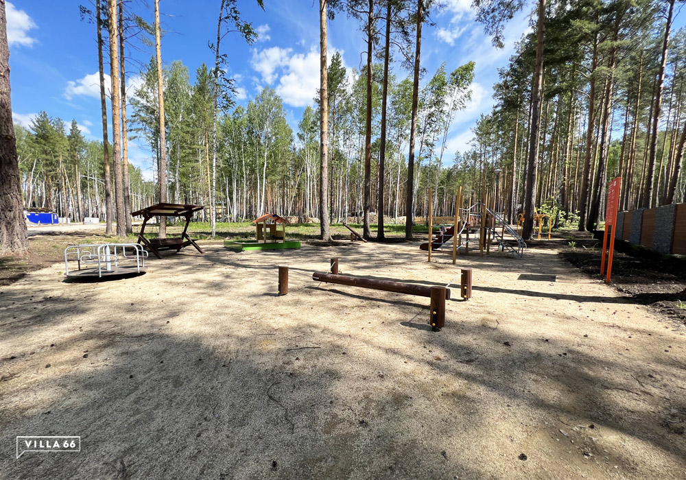 Закончено строительство детской площадки в поселке «Журавли» №1