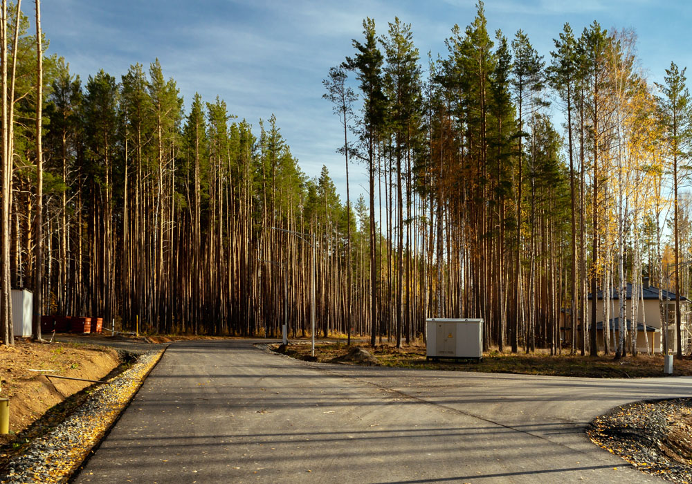 Закончено асфальтирование дорог в поселке «Журавли» №1