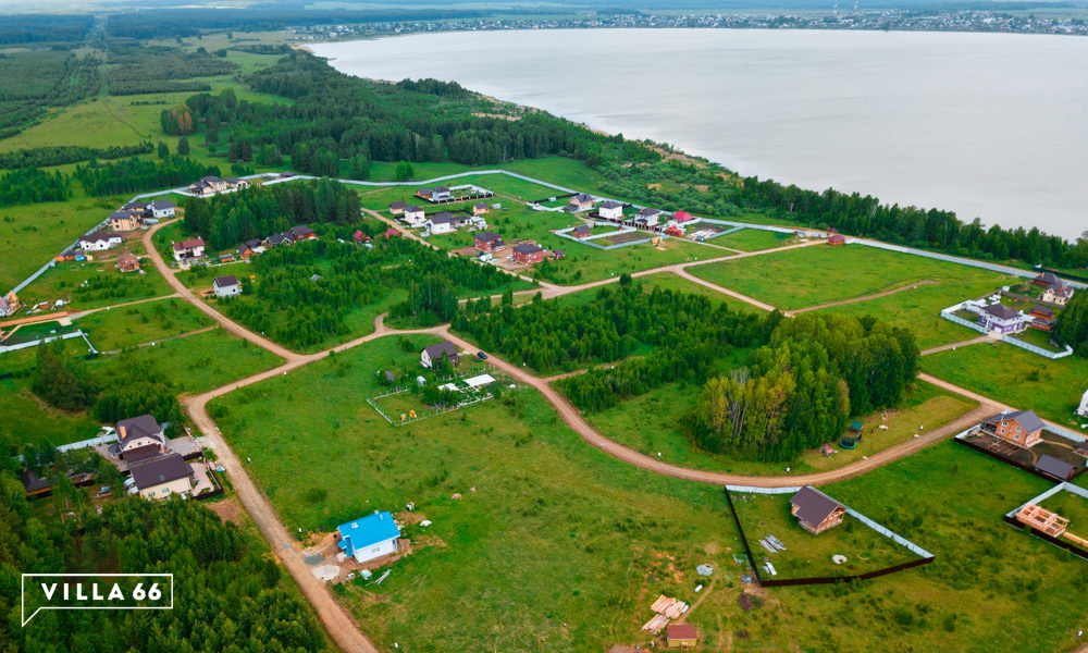 Осуществили мечту: строительство дома у озера №1