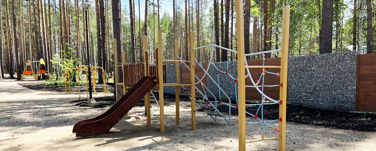 Закончено строительство детской площадки в поселке «Журавли»