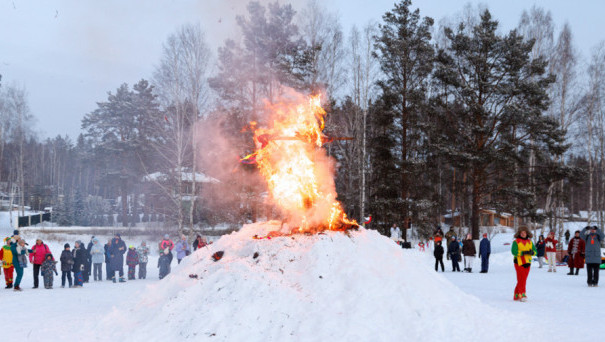 Масленица и лыжня в КП «Заповедник»
