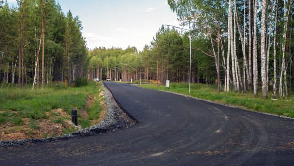 Завершено асфальтирование дорог в посёлке «Гранат»