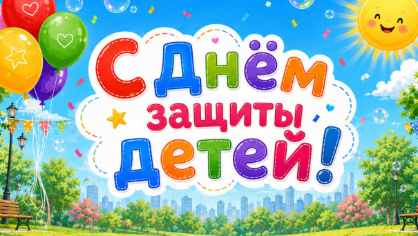 С Днём защиты детей!