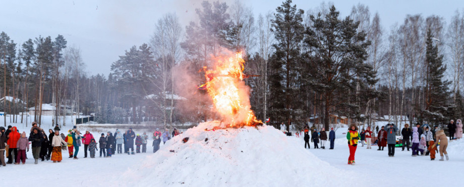 Масленица и лыжня в КП «Заповедник»
