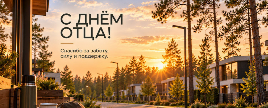 С Днём отца! Поздравляем самых надёжных, мудрых и любящих пап!