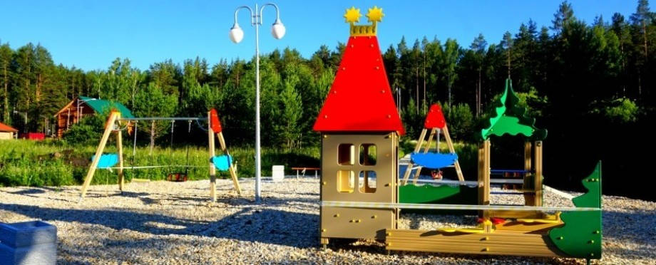 В поселке «Филино» закончено строительство детской площадки!
