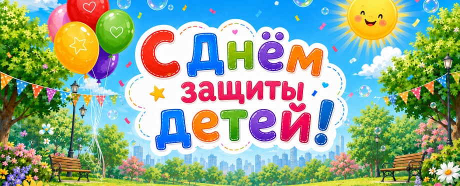 С Днём защиты детей!