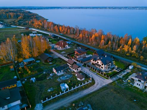 Осень в поселке 