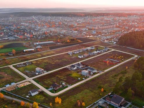 Осень в коттеджном поселке 