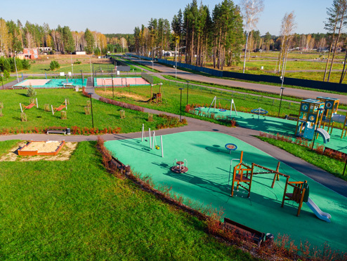 Спортивно-игровой комплекс в северной части 