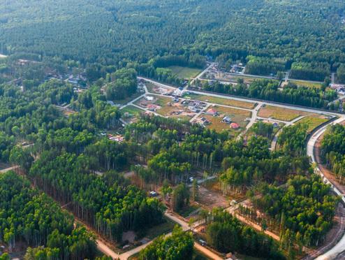 Осень в группе поселков 