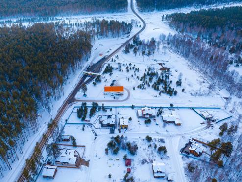 Зима в коттеджном поселке «Заповедник» - 2020 год