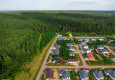 Коттеджный поселок "Радость" с высоты птичьего полета - август 2025 года - вид №28