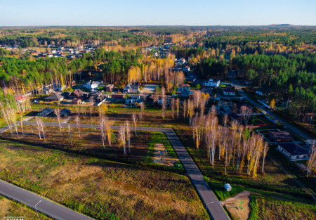 Золотая осень в коттеджном поселке "Заповедник" - октябрь 2024