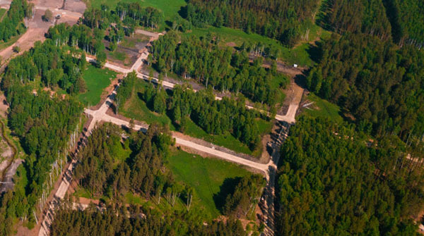 Поселки "Белка" и "Рысь" - июнь 2018 - вид №1