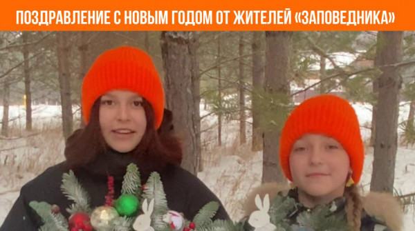 Поздравление с Новым годом! Вика и Настя из поселка «Соловьи» - вид №1