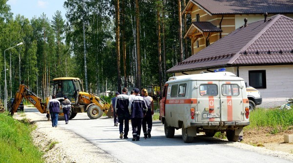 Подача газа в поселке "Заповедник" - июль 2018 - вид №1