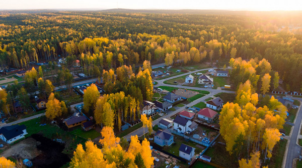 "Заповедник" с высоты птичьего полета - сентябрь 2020 - вид №1