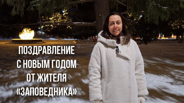 Поздравление с Новым годом! Вера из посёлка «Лисий лес» - вид №1