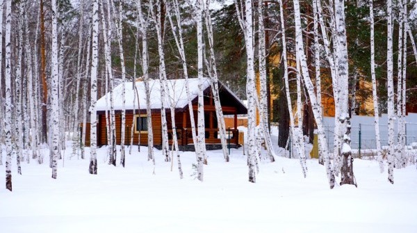 Коттеджный  поселок "Заповедник" в январе. - вид №1