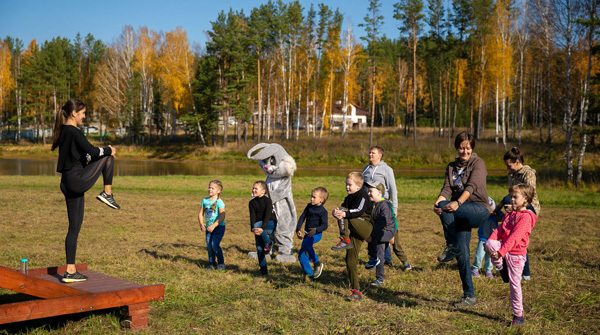 Веселые старты в группе поселков "Заповедник" - вид №1
