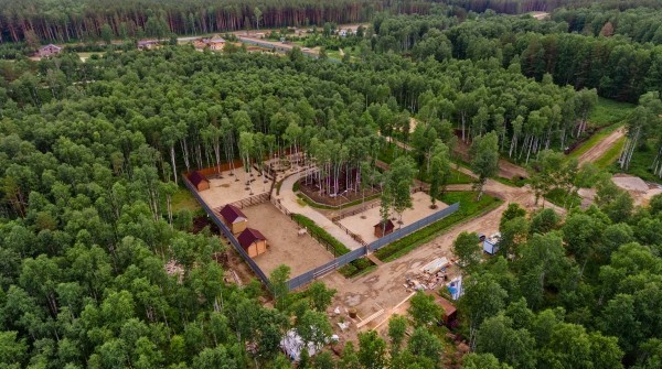 Контактный зоопарк с высоты птичьего полета - июнь 2017 - вид №1