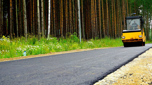 Асфальтирование дорог в поселке "Ежевика" - вид №1