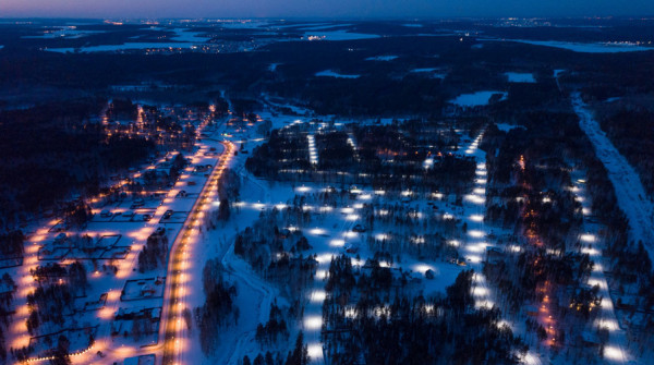 Ночной "Заповедник" - февраль 2021 - вид №1