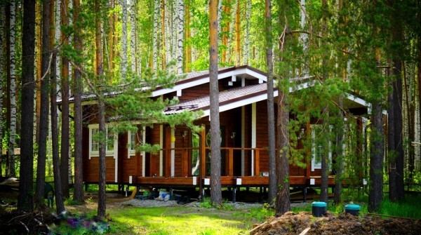 Строительство домов в поселке "Заповедник" - июнь 2017 - вид №1