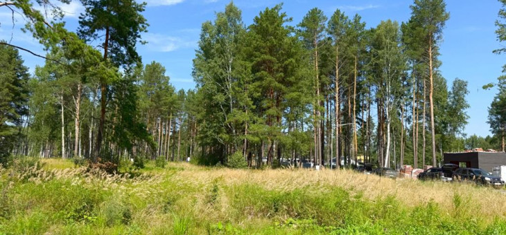 Участок № 75 в поселке Гранат, площадь 13.07 соток